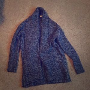 LOFT acrylic/wool/nylon knitted cardigan sweater